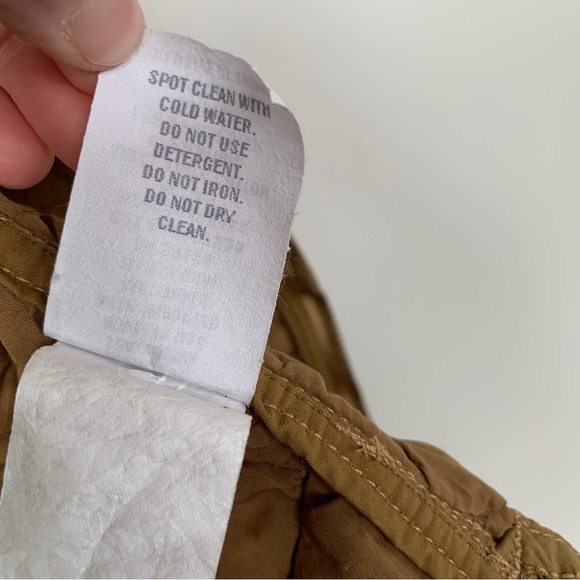 Filson Tan Quilted Full Zip Vest Size M - Picture 9 of 9